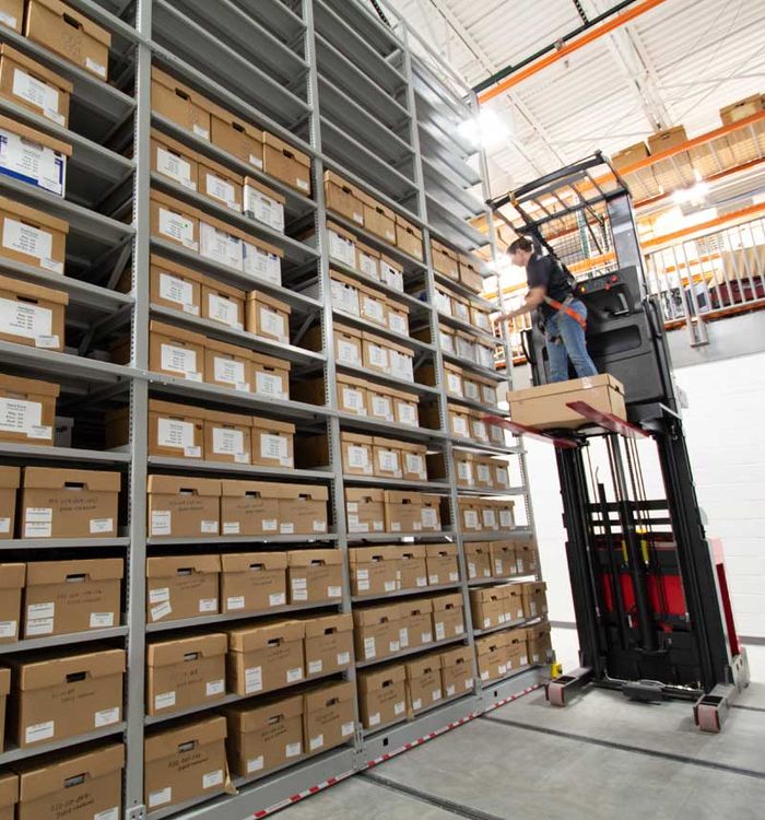 law enforcement evidence facility highbay storage