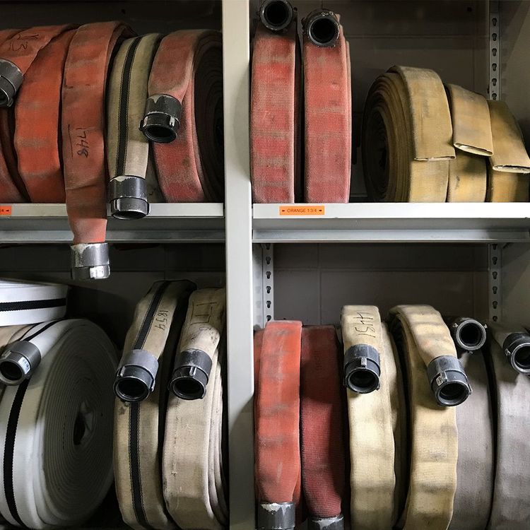 fire station heavy-duty gear storage systems