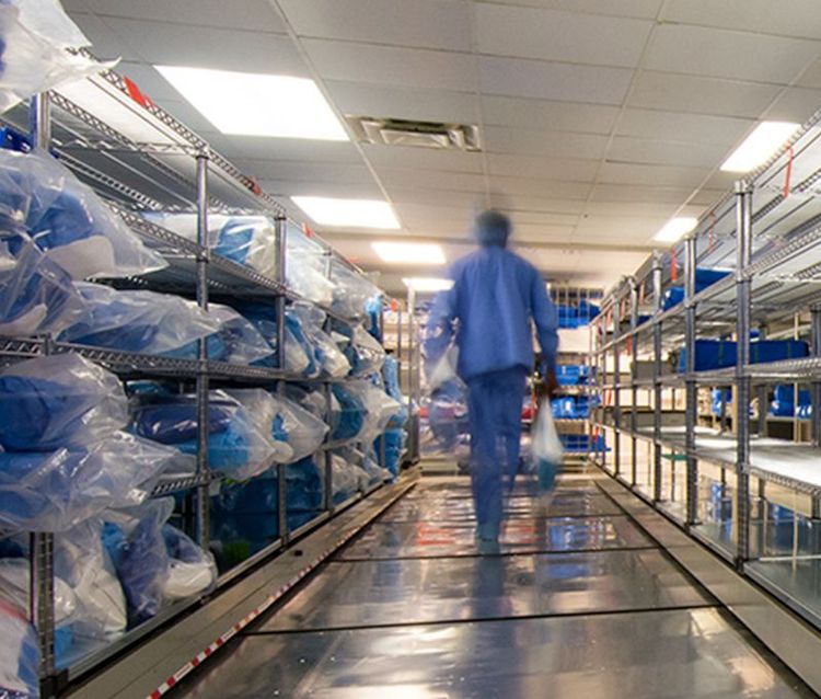 healthcare surgical supply wire racking systems