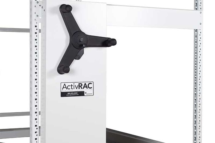 mechanical assist handle on GROW mobile system