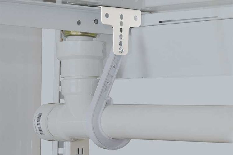 plumbing bracket for GROW mobile system