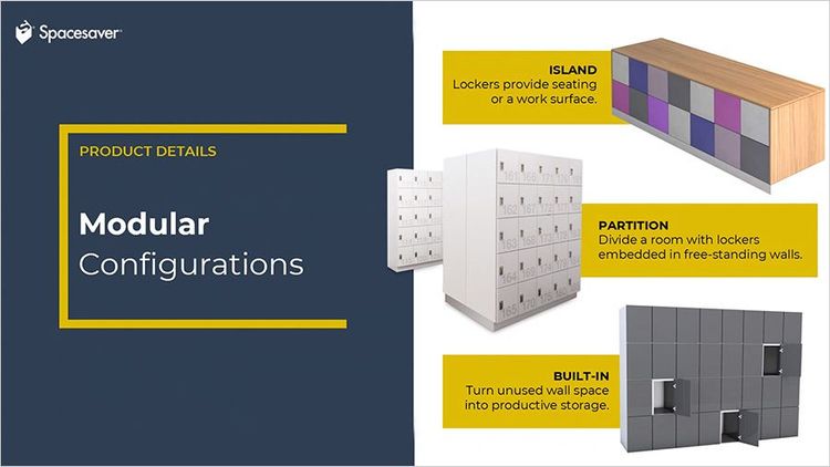 Day Use Locker Product Presentation  - modular. onfigurations