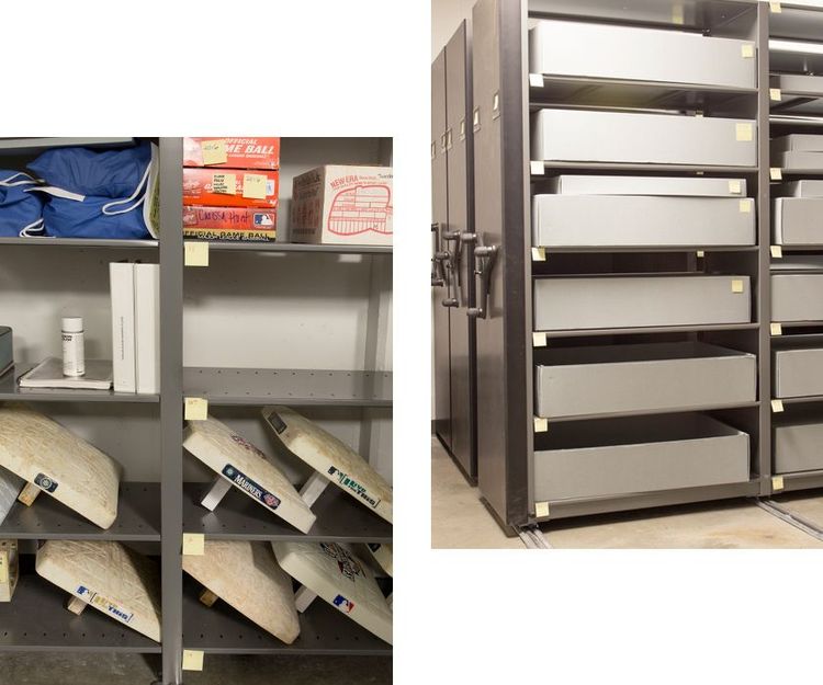 professional athletic team archive storage solutions