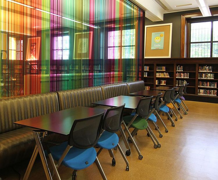 public library custom book collection storage