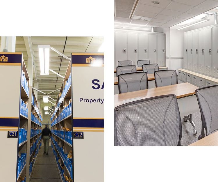public safety facility storage organization
