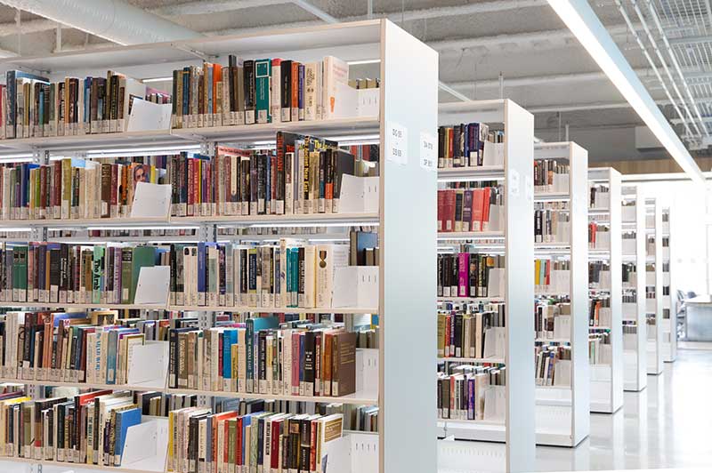 mount royal university library collection shelving