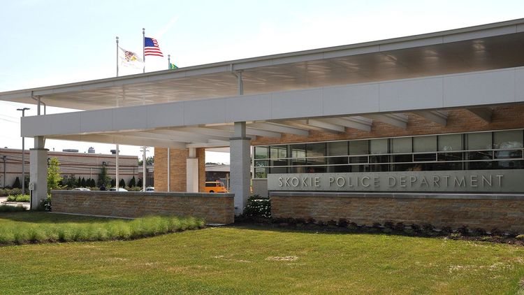 skokie police department exterior