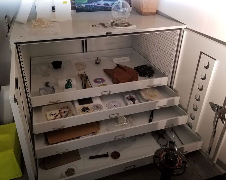 spacesaver viking muesum cabinet burn chamber test