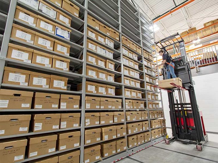 warehouse evidence storage avg lift