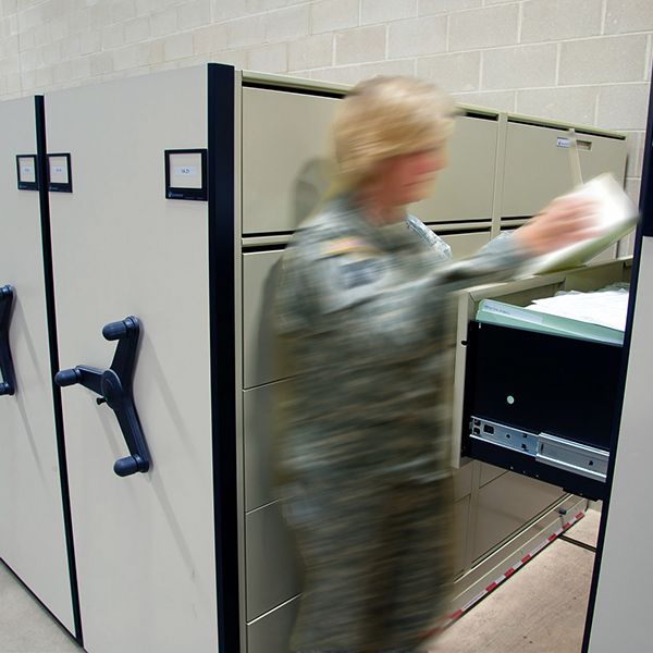 military record storage system