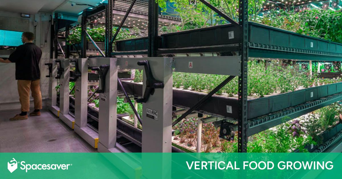 Vertical Food Growing Spacesaver GROW Solutions