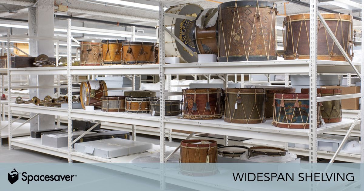 Spacesaver Widespan Shelving | American Made Steel Shelves