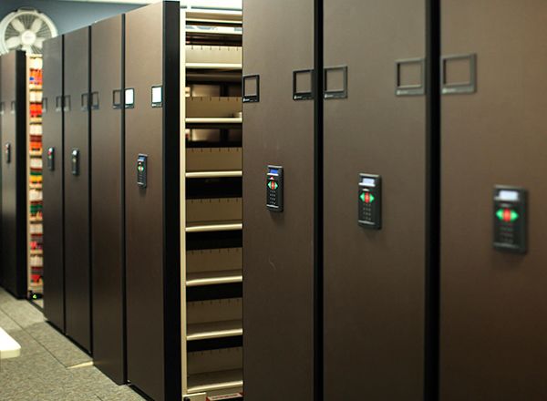 police facility record office storage