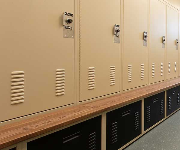 police locker room freestyle personal storage lockers