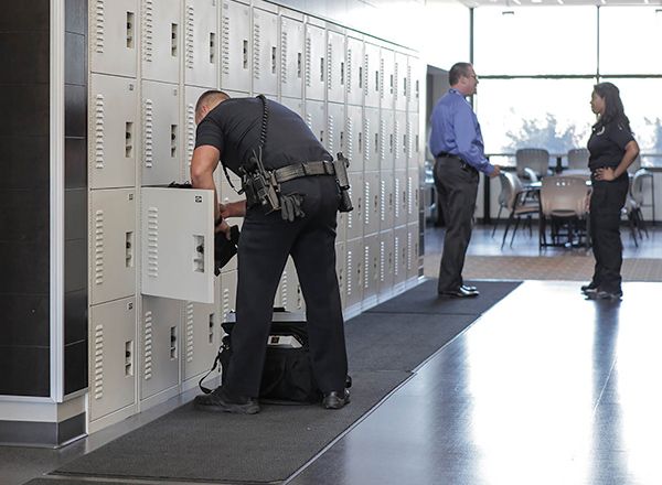 police officer duty bag lockers