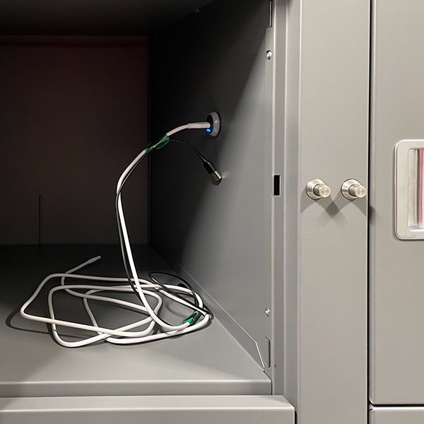 power source evidence locker