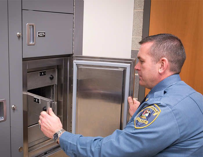 public safety refrigerated temporary evidence lockers