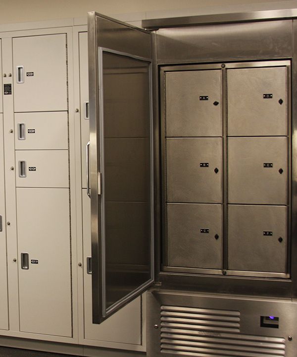 refrigerated evidence locker