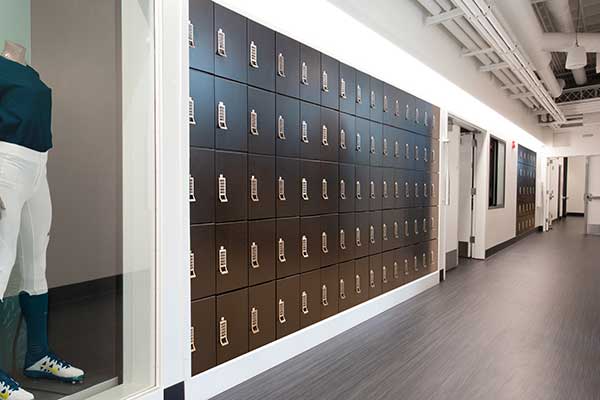 Athletic Day Use Pass-through Lockers