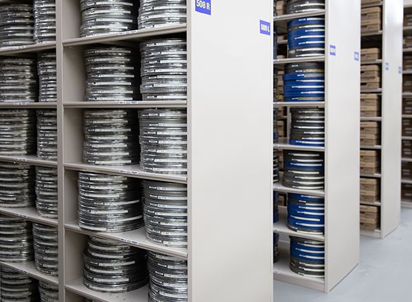 science museum film collection shelving system