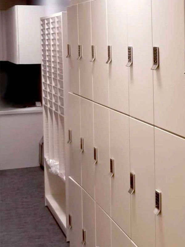 healthcare personal storage locker install story