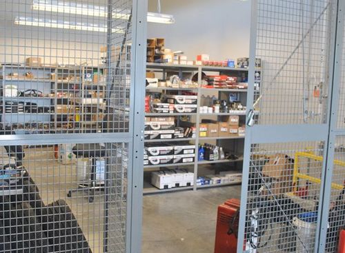 heavy duty parts department shelving