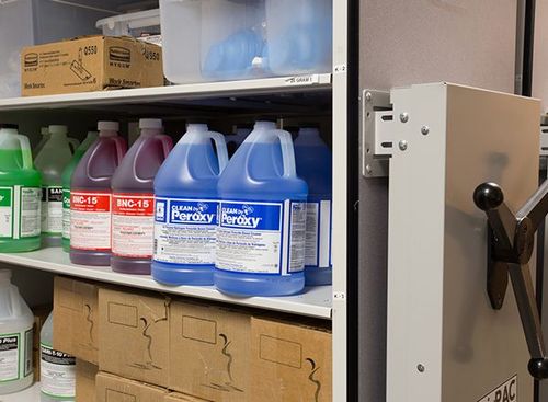 hotel clean supply storage
