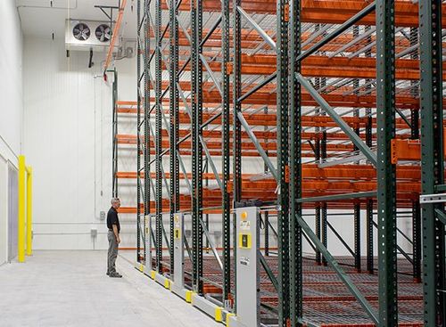 industrial cold storage mobile storage system
