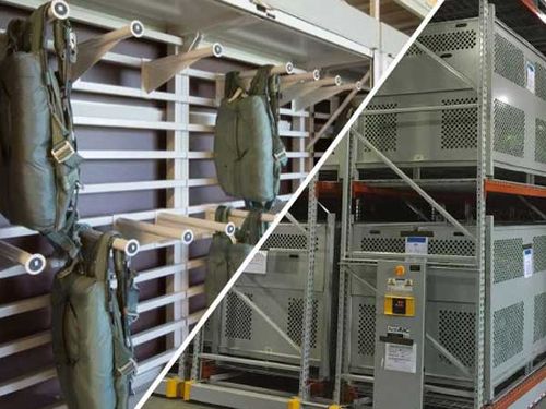 military parachute storage options