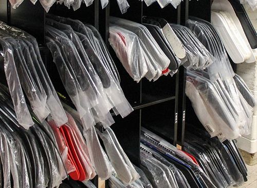 professional hockey equipment room stick storage