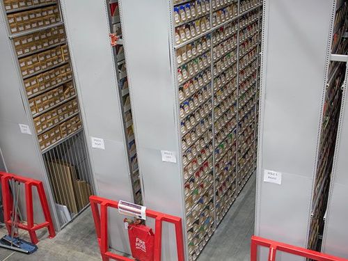 spacesaver high-bay shelving