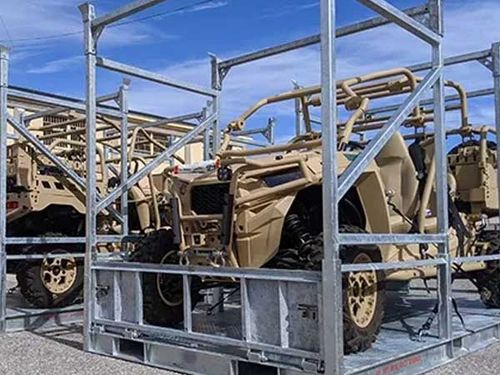 military utv shipping cage