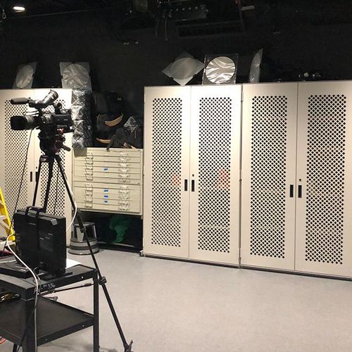 locking school A/V Equpment storage