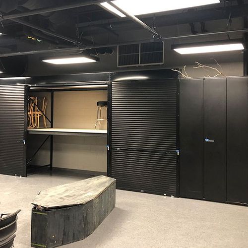school theatre prop storage