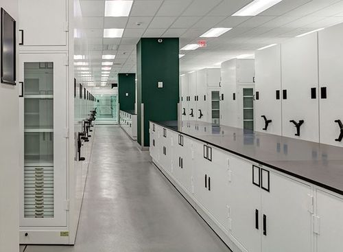 univeristy fine art collection storage room