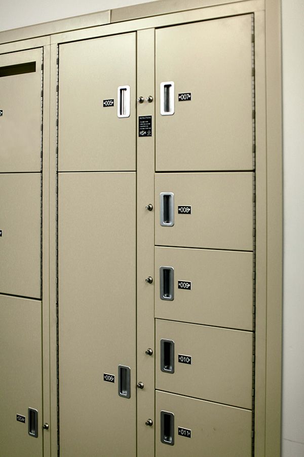 temporary evidence storage evidence locker