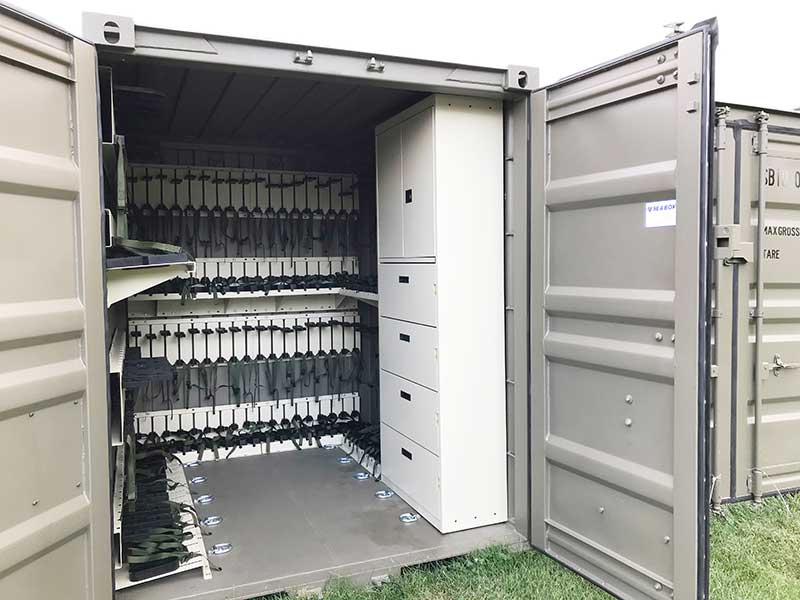 tricon based UEWSS outfitted for weapons storage