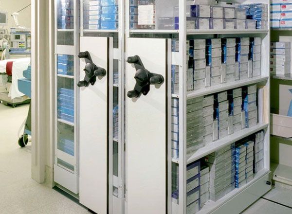 university compact medical supply storage