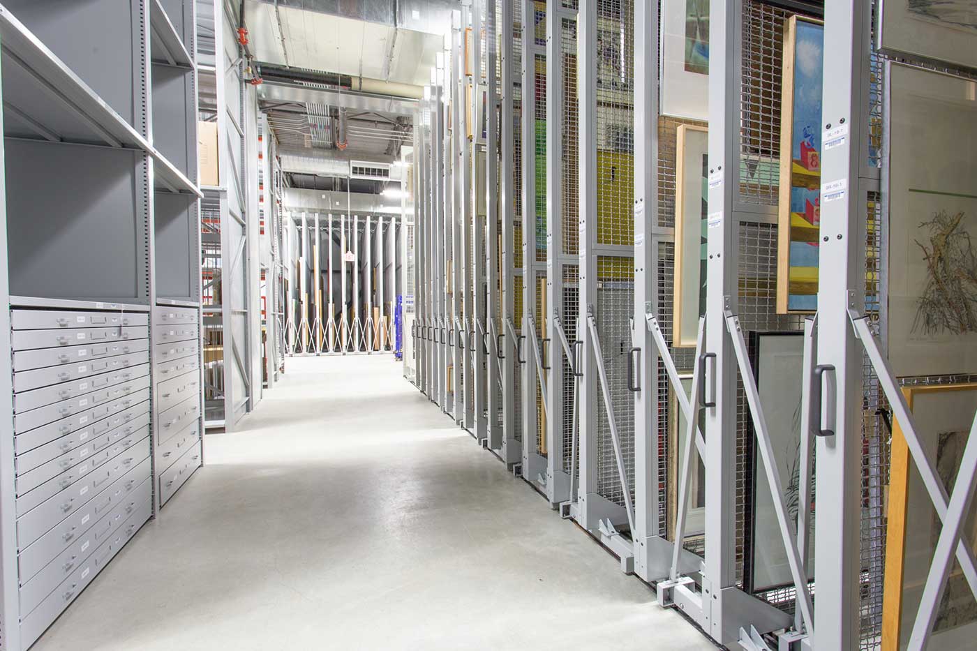 university of calgary art rack storage