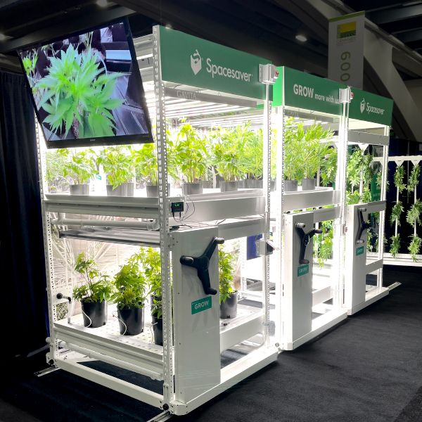 vertical grow racking cannabis business summit