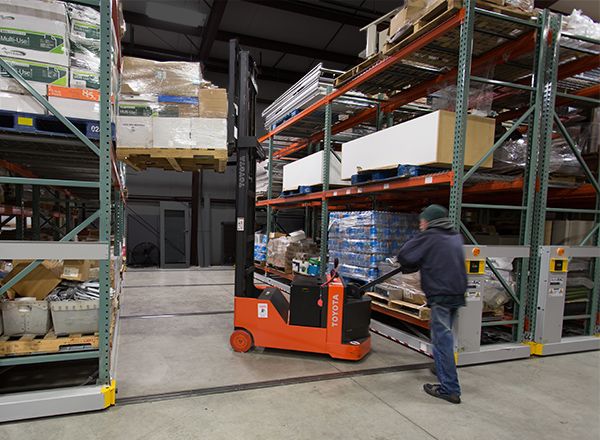 warehouse manufacturing staging storage racking system
