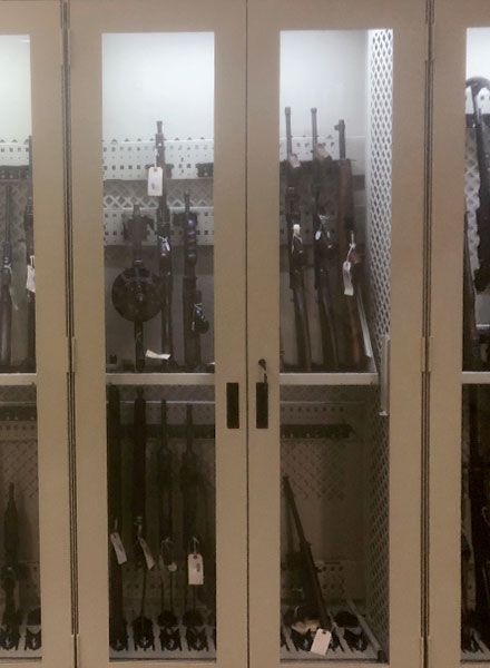 weapon display museum quality cabinets